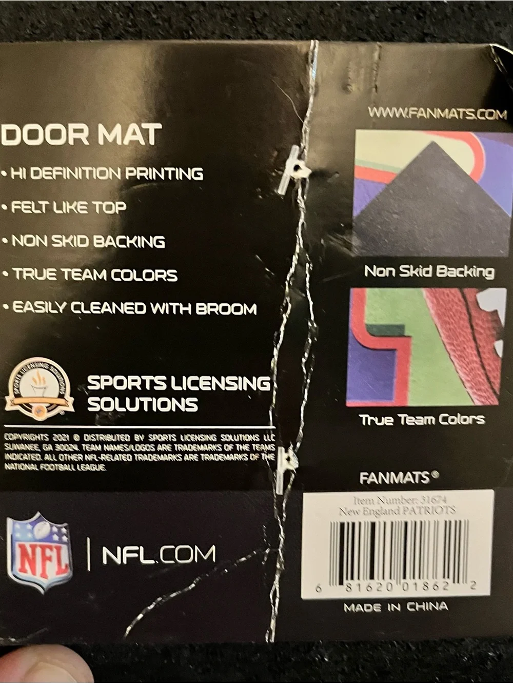 NFL official door